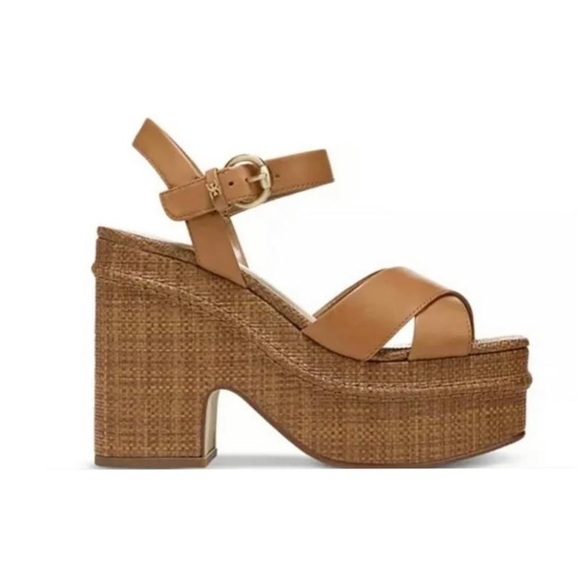 NIB Sam Edelman Trianna Strappy Espadrille Platform Sandals - Picture 3 of 14